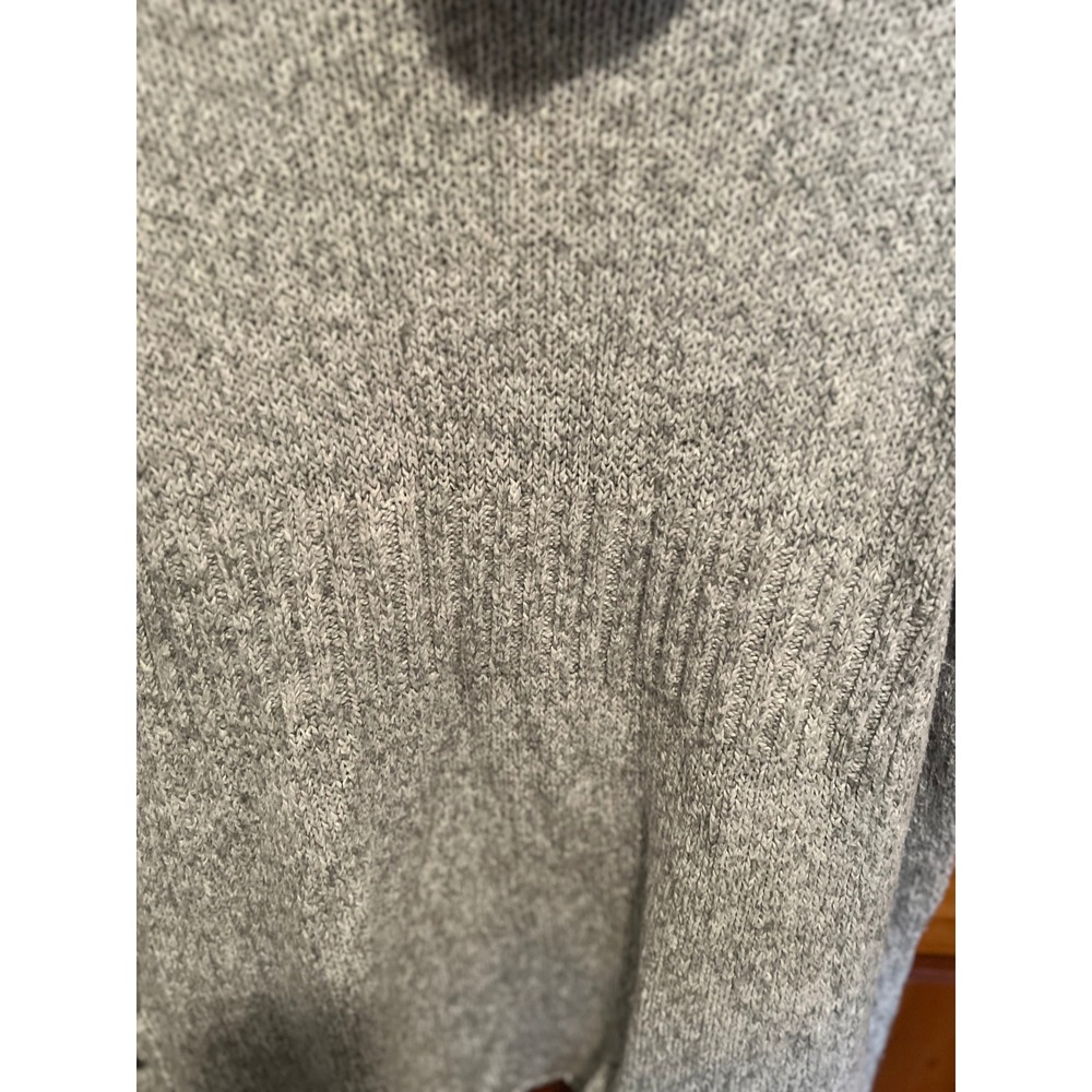 Eddie Bauer Hooded Cardigan‎ Open Front Knit Sweater Pockets Gray XS/S - Picture 5 of 8